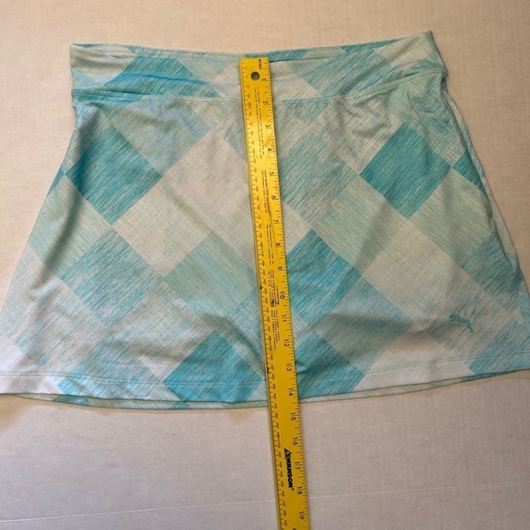 Puma Golf women’s crosshatch knit skirt/skort crisscross diamond pattern Sz-M C5 - Picture 10 of 13